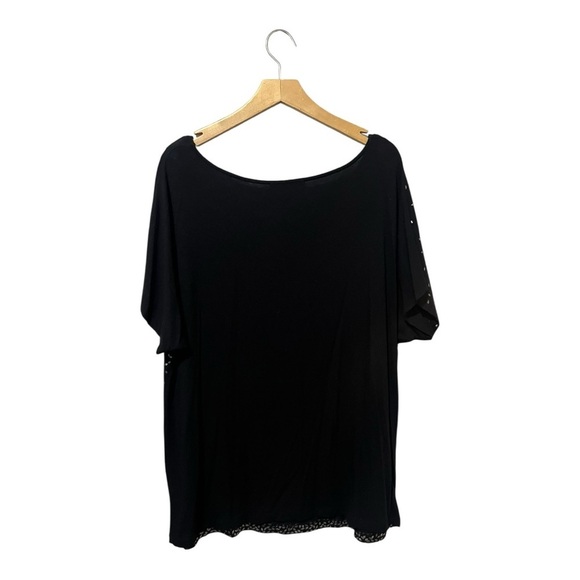 Betty Barclay Collection Women's Shirt Knit Top Black Plus Size 18  Casual - Picture 3 of 5
